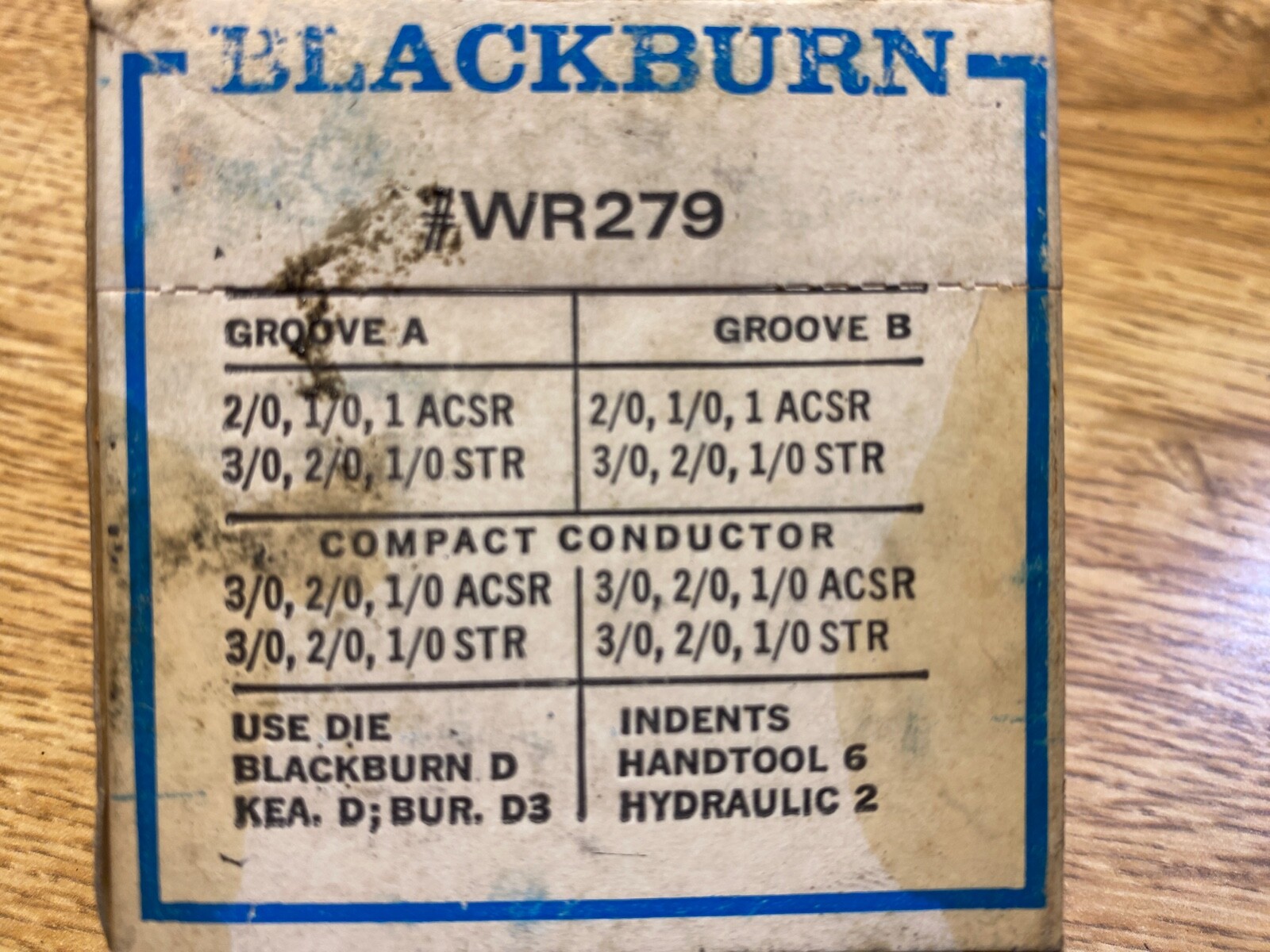 BLACKBURN #WR279 Compression H-TAP