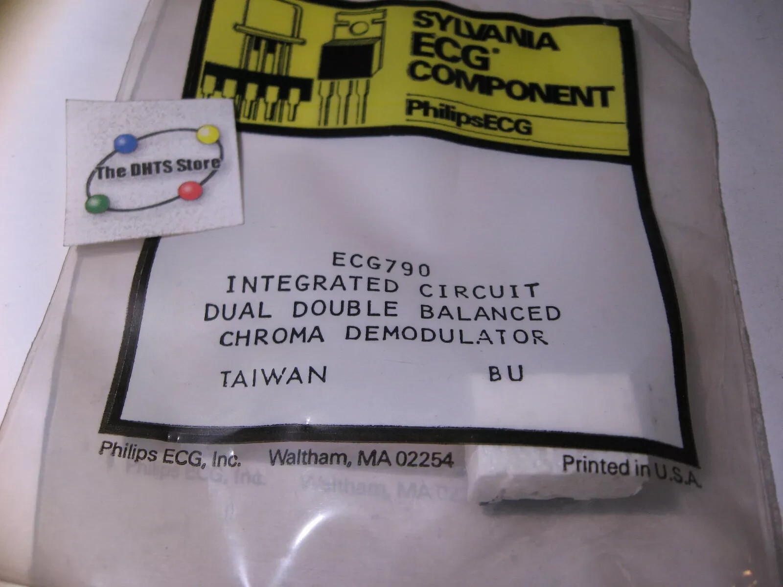 Sylvania ECG790 IC Chroma Demodulator Equivilant NTE790 NOS Qty 1