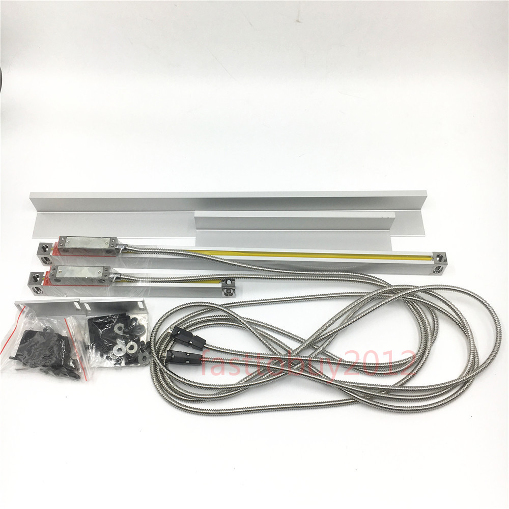350&1500mm Precision 2 Axis Linear Glass Scale DRO Digital Readout Display Kit