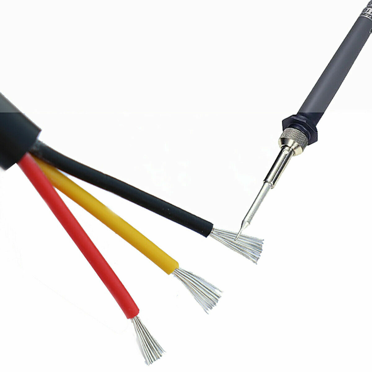 2 3 4 Core Round Flexible Soft PVC Cable 26 AWG Strand Wire Power Signal Control