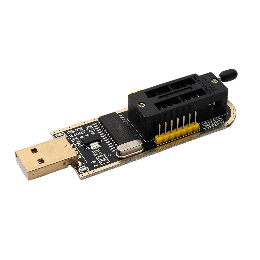 1 Set USB Programmer SOP8 To DIP8 Test Programming Folder CH341A Module