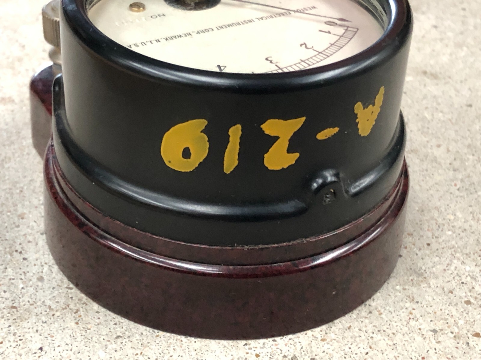 Weston Model 526 Lab AC Milliamperes mA Meter 0-100 Bakelite tortoise shell RARE