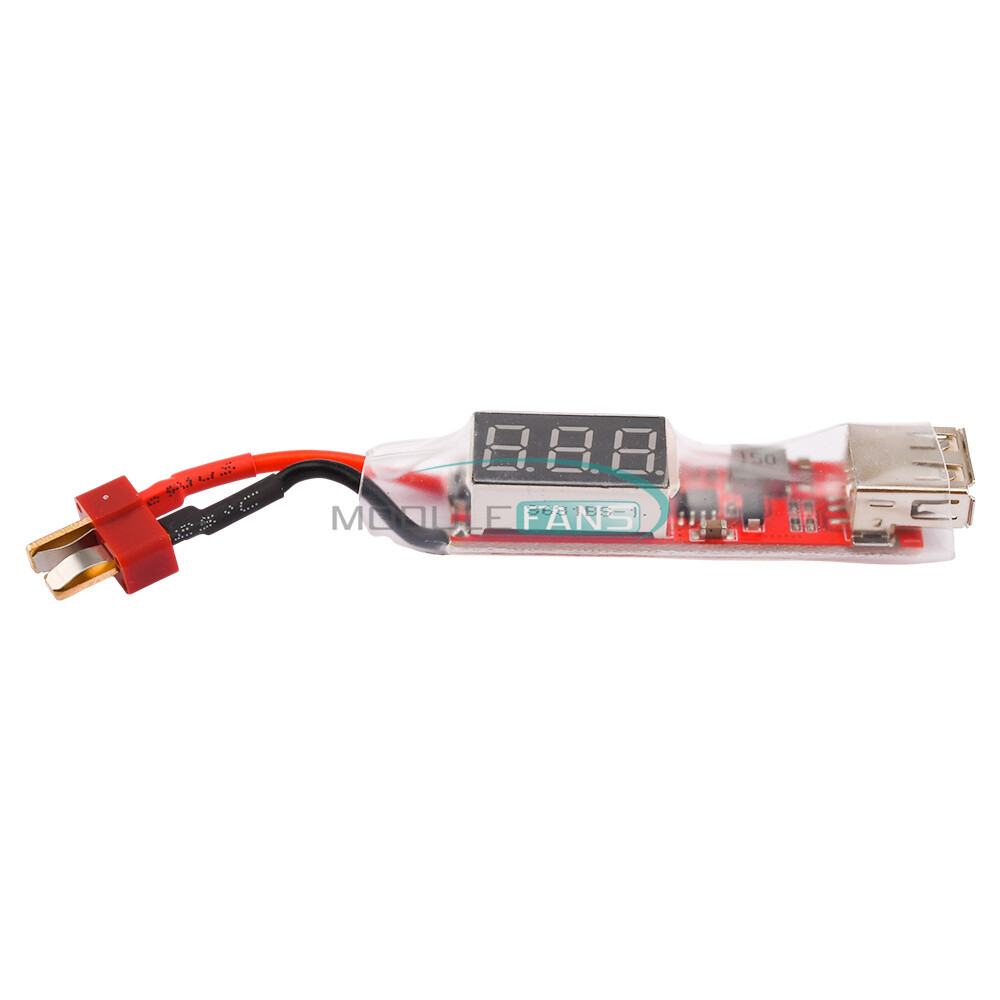 2S to 6S Lipo Li-ion Battery XT60 /T Plug to USB Charger Converter Adapter Board