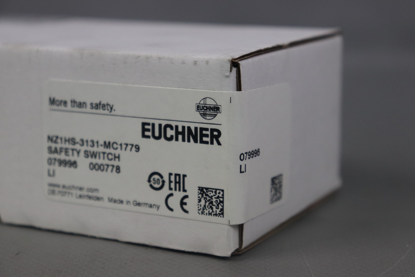 Euchner NZ1HS-3131-MC1779 Safety Switch 079996 Sealed