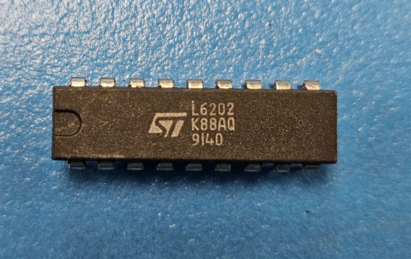 (1 PC) L6202 STMICRO FULL BRIDGE DRIVER 18PIN DIP