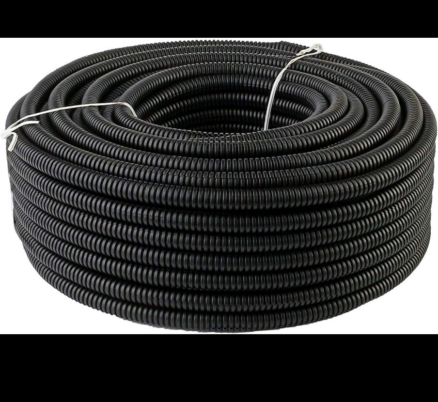 50 FT, 3/4_Split Loom Tubing LOT Polyethylene Electrical Conduit (1/8” -1″)
