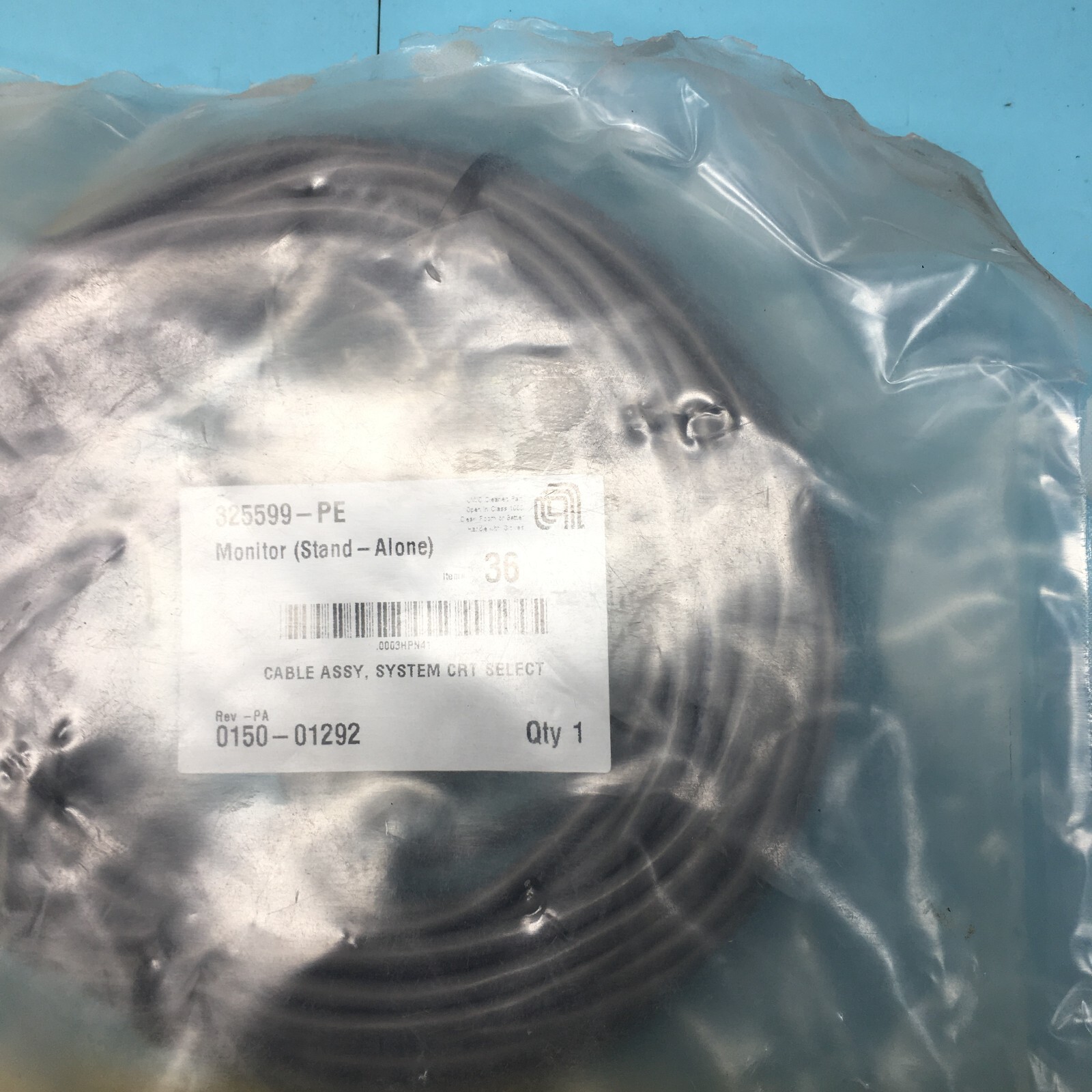 AMAT 0150-01292 Cable Assy, System CRT Select, 141614
