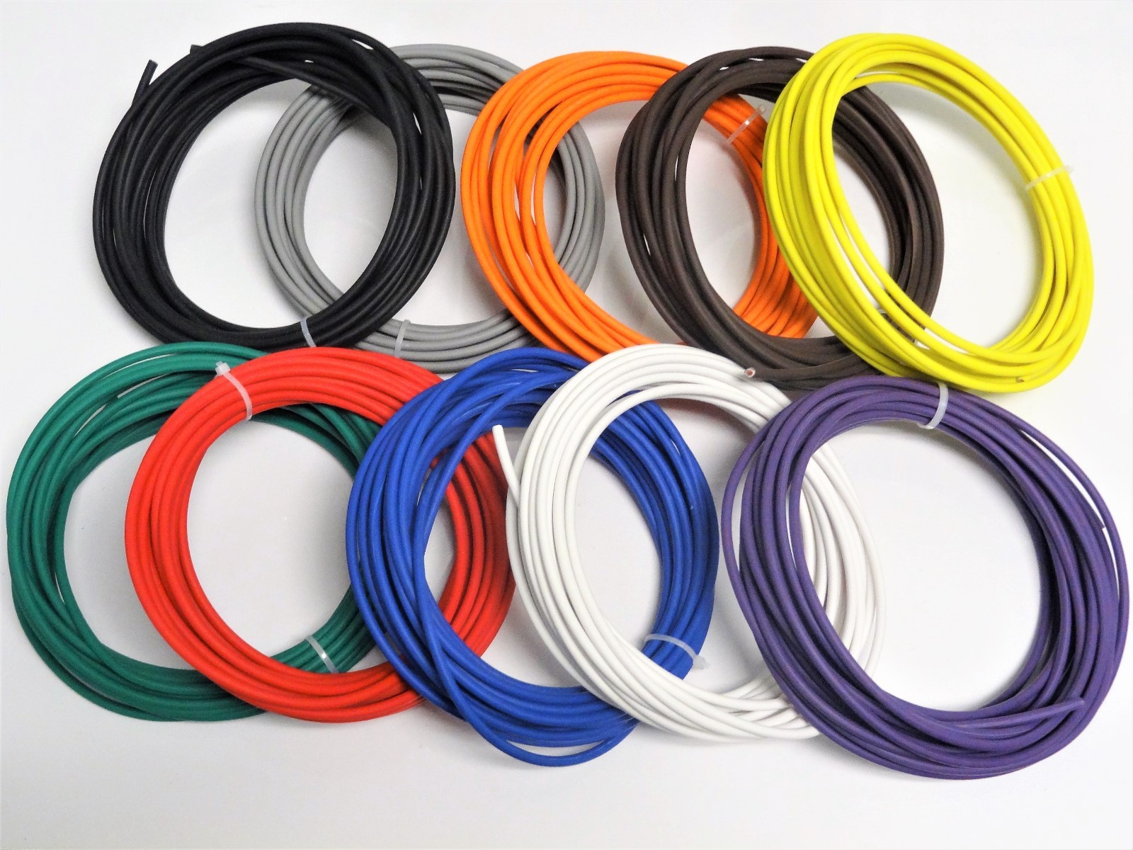 100′ AUTOMOTIVE WIRE 10 AWG HIGH TEMP GXL WIRE 10 FT EACH COLOR MADE IN U.S.A