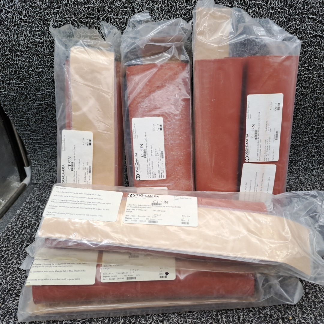 DSG-CANUSA CT 53N Heat Shrink Medium Voltage Termination Lug Kit-Lot of 7