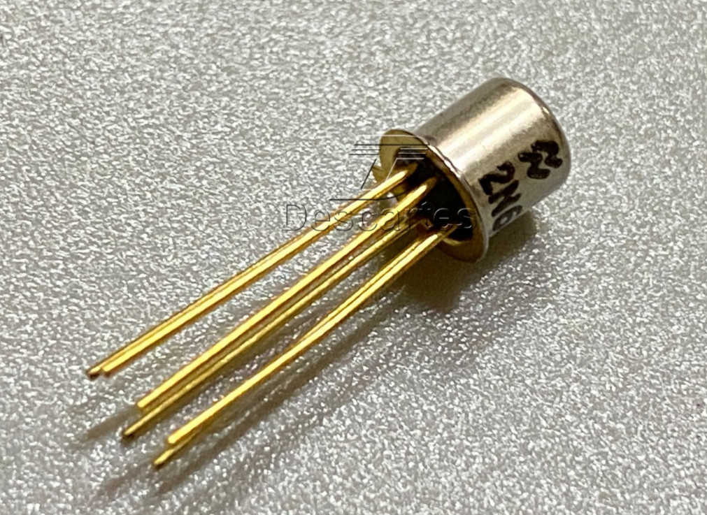 1pcs – National NS 2N6485 Dual N-Channel JFET – TO-71, Gold Pins, NOS, Genuine