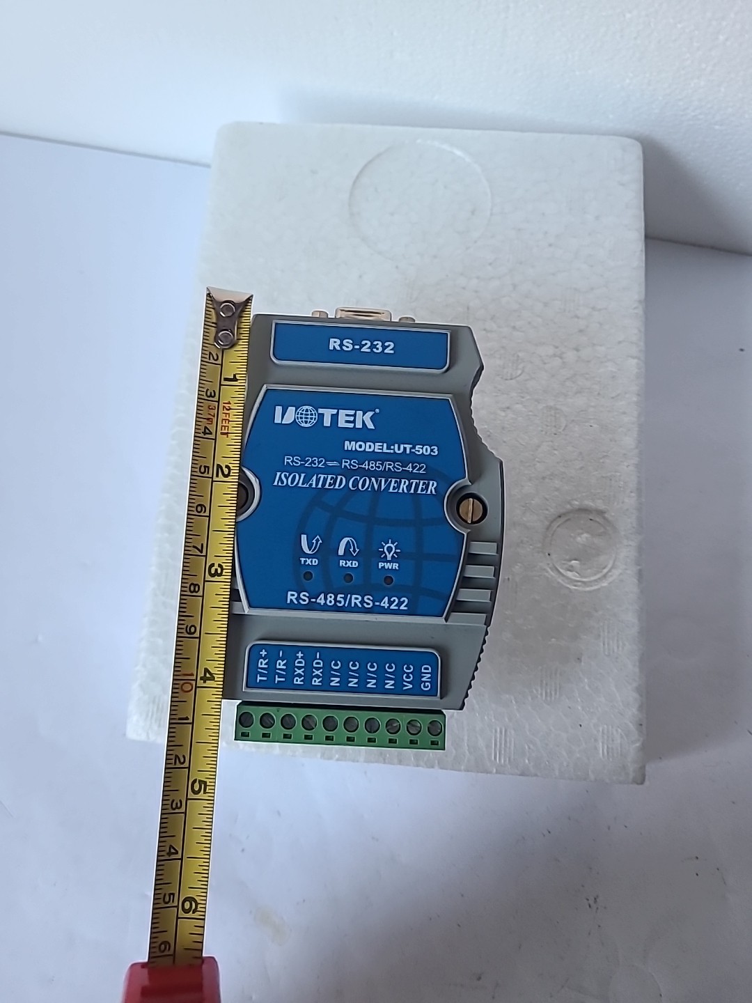 RS-232 to RS-485 Converter DB9 UT-503 Adapter Connector Optical Isolation