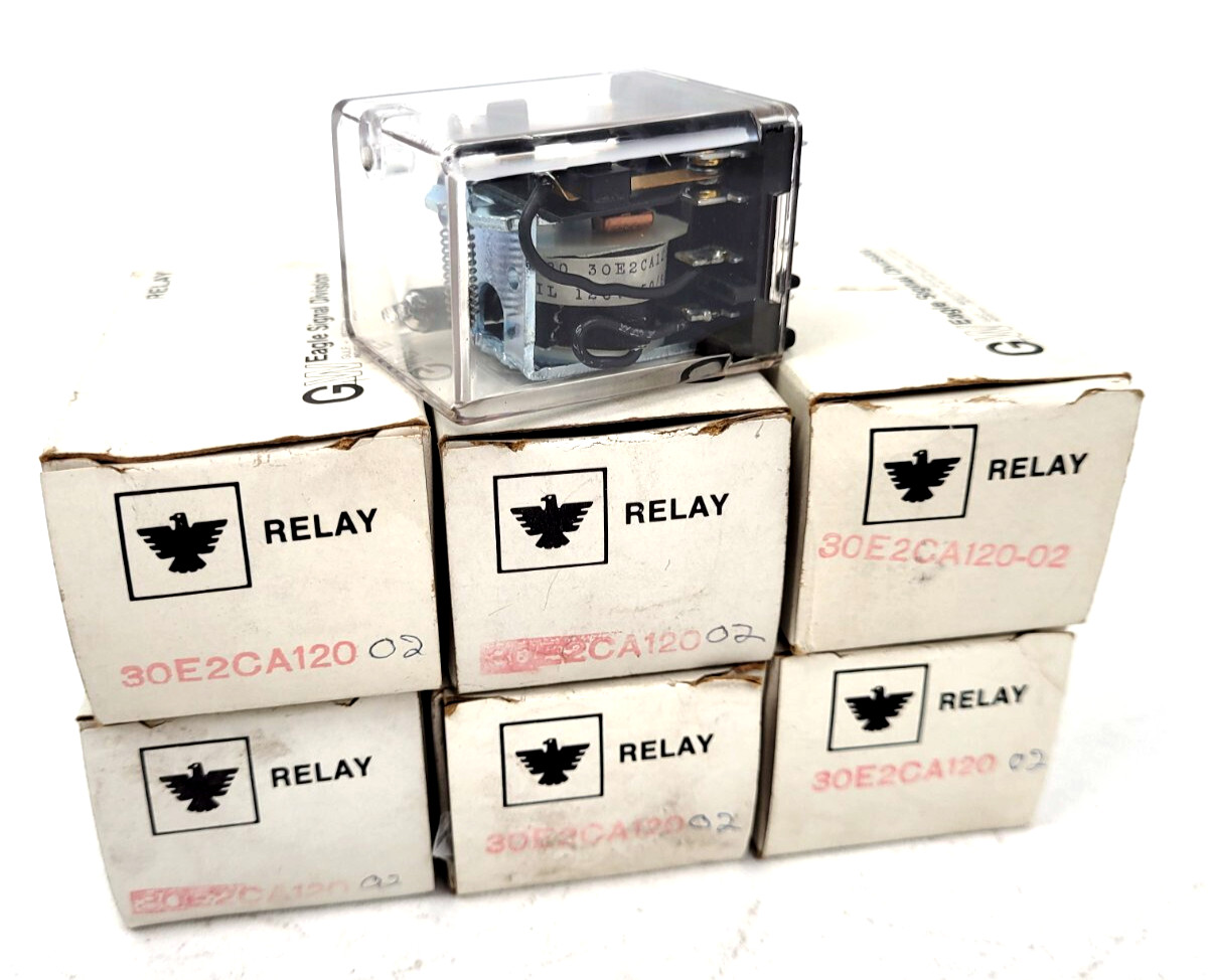 (Lot of 6) 30E2CA120-02 Danaher Controls Relay – Next Day Option – New