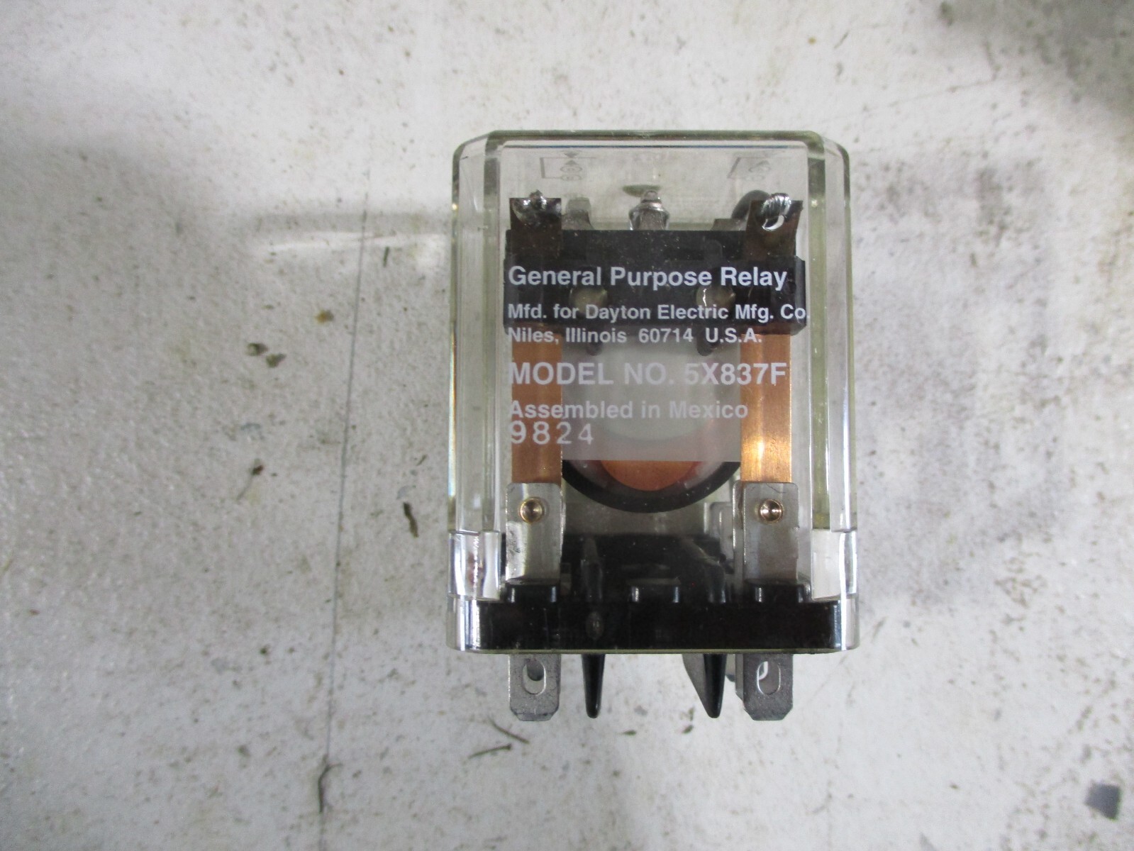 Dayton 5X837F General Purpose Relay NEW FREE SHIPPING