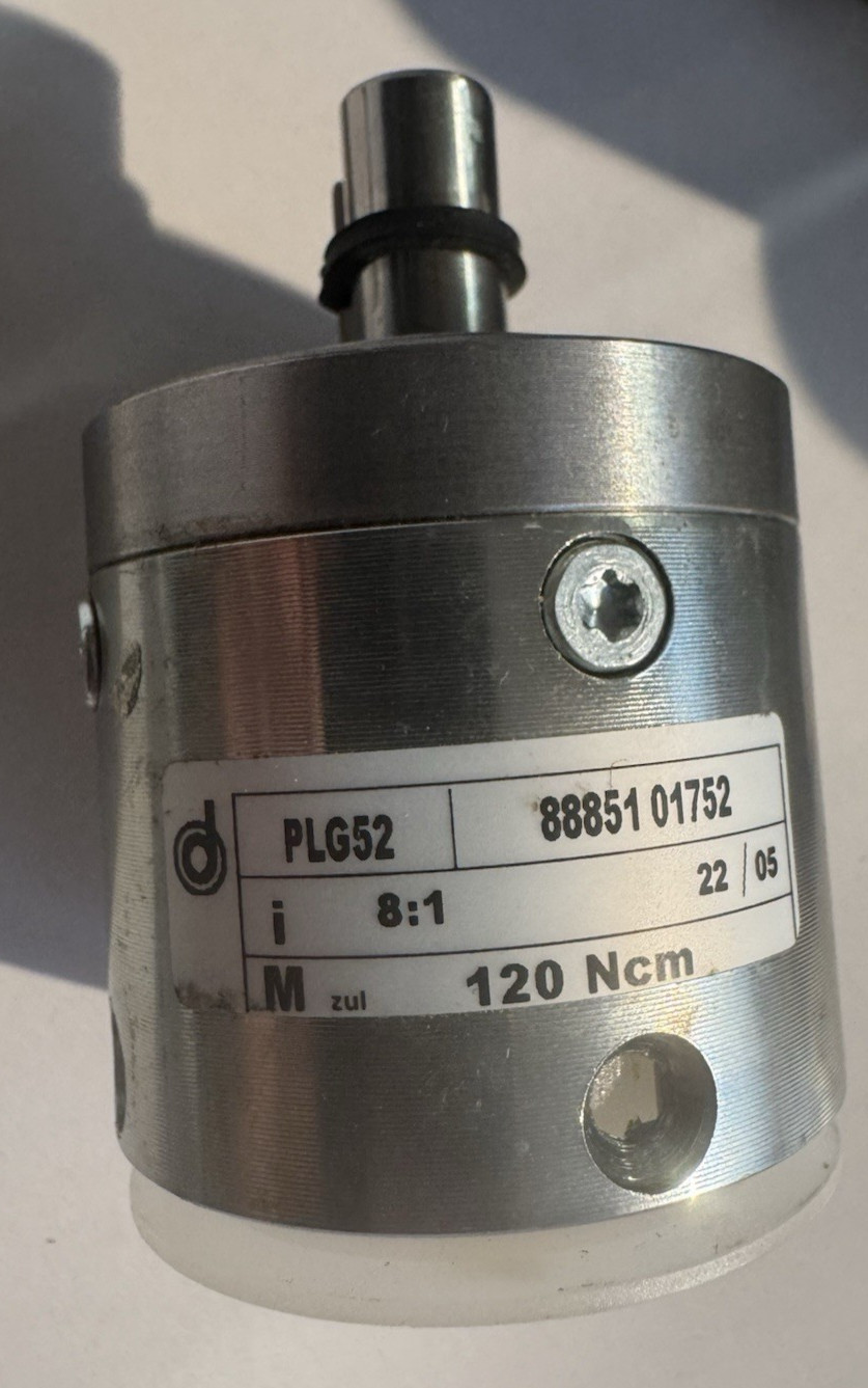 5xdunker motors planetary gear 8885101752 PLG 52 120 Ncm i=8:1 (5 pieces)