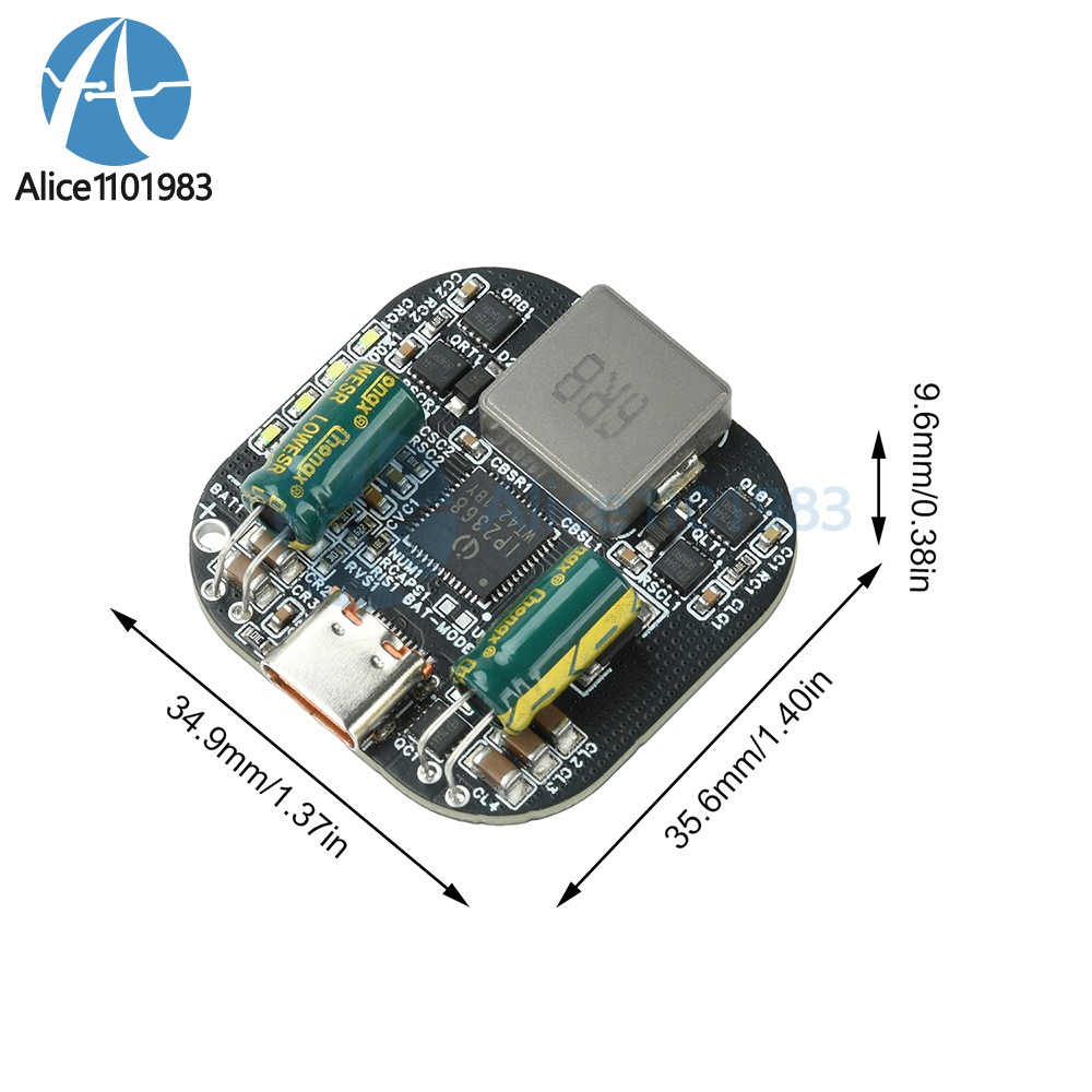 IP2368 Bidirectional Charging Discharging Module PD100W Boost-Buck Fast Charging
