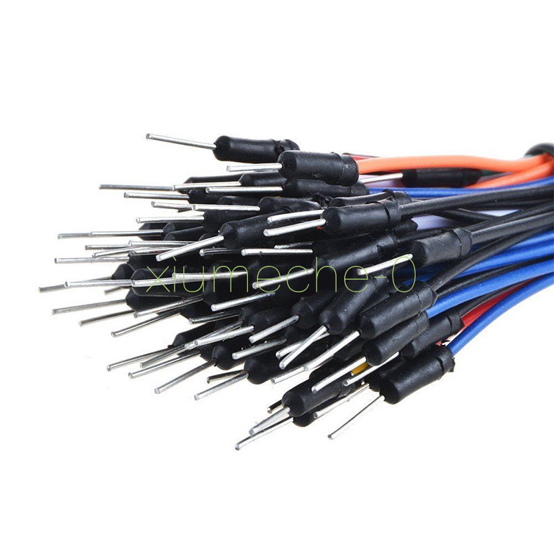 10pcs Male to Male 65pc Solderless Flexible Breadboard Jumper Cable Wires 650pcs