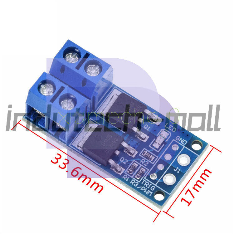 1PCS 15A 400W MOS FET Trigger Switch Drive Module PWM Regulator Control Panel