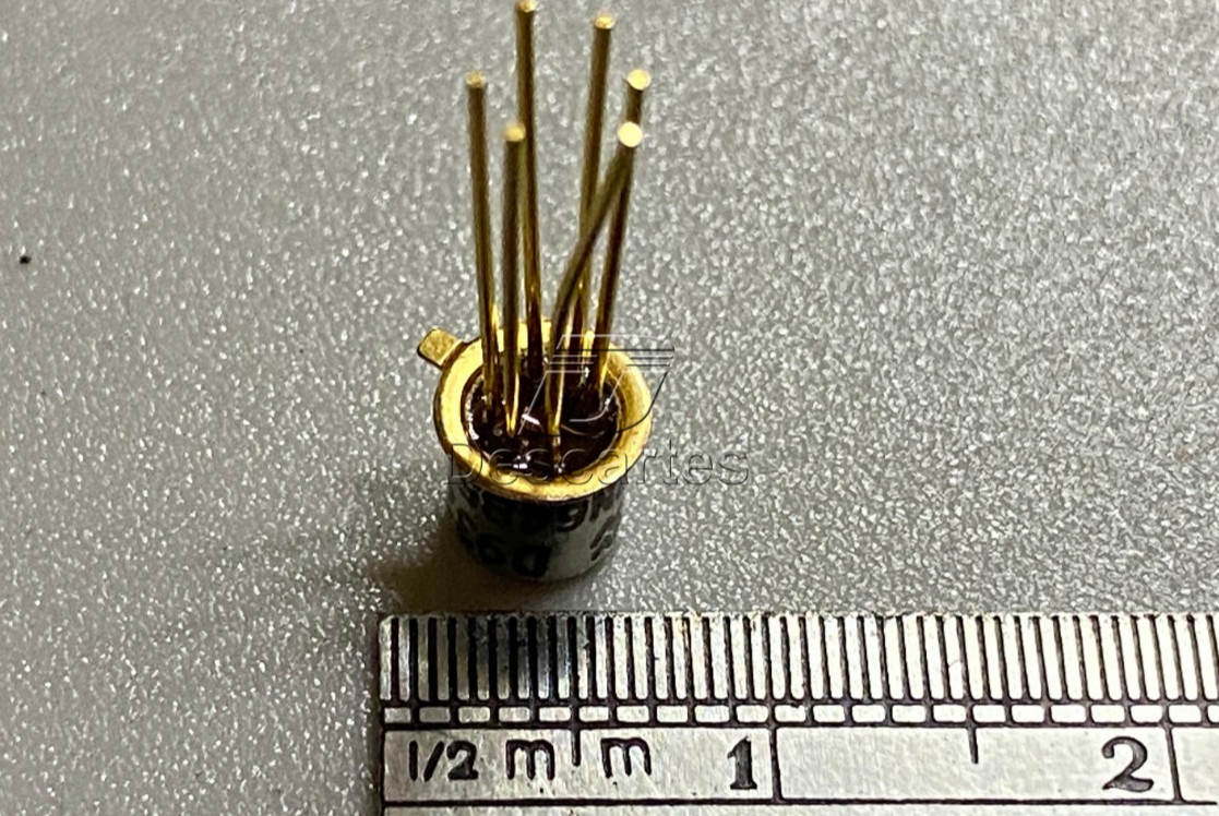1pcs – National NS 2N6485 Dual N-Channel JFET – TO-71, Gold Pins, NOS, Genuine