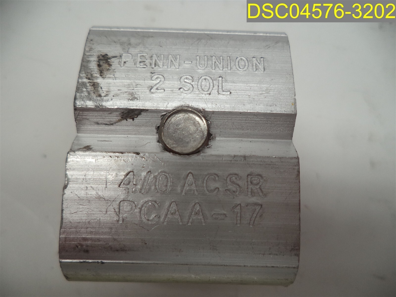 Qty=6: Penn-Union Corp PCAA-17 2 SOL-4/0 STR Single Connector Al. Parallel Clamp