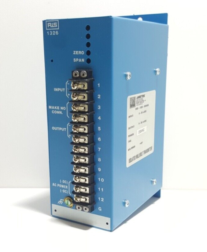 AMETEK RIS 1326 XSC-1326-89093B 230V ISOLATED MILIWOLT TRANSMITTER