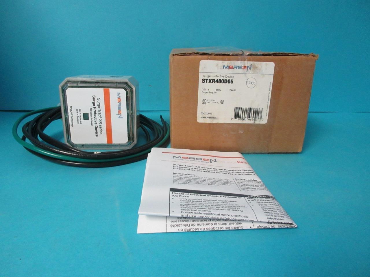 NEW MERSEN STXR480D05 SURGE PROTECTIVE DEVICE 480V 10KA IN PROTECTION NEW IN BOX