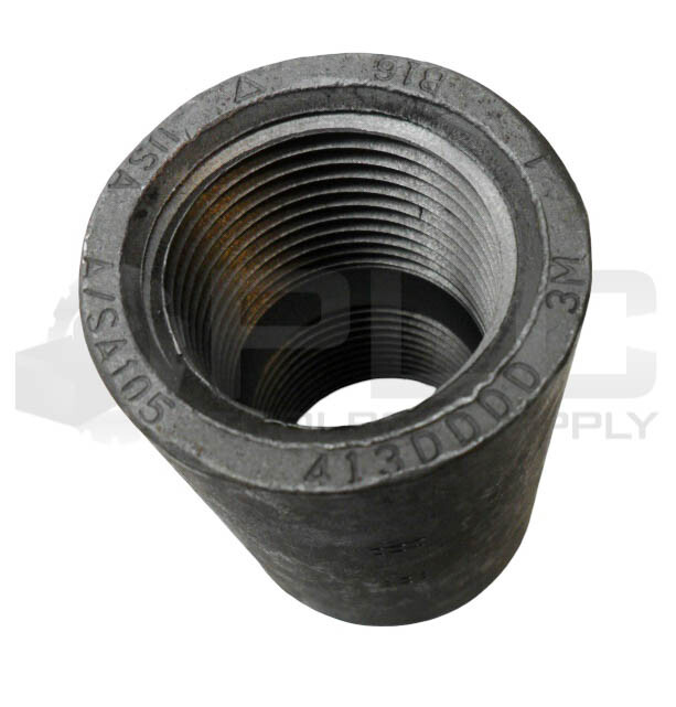 LOT OF 2 NEW 3M B16A/SA105 413DDDD DOUBLE END THREAD COUPLING 1-3/16″ ID