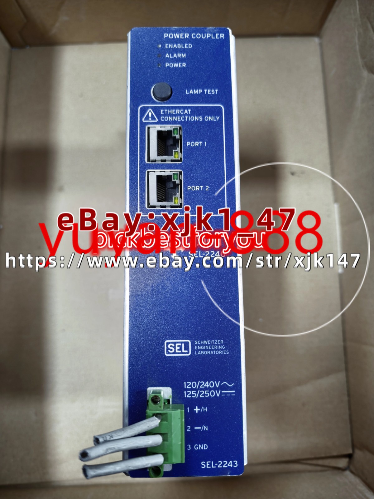 1PC 100% test SEL AXION SEL-2240/SEL-2243 P/N 224311X0 by UPS/Fedex P2718D YL