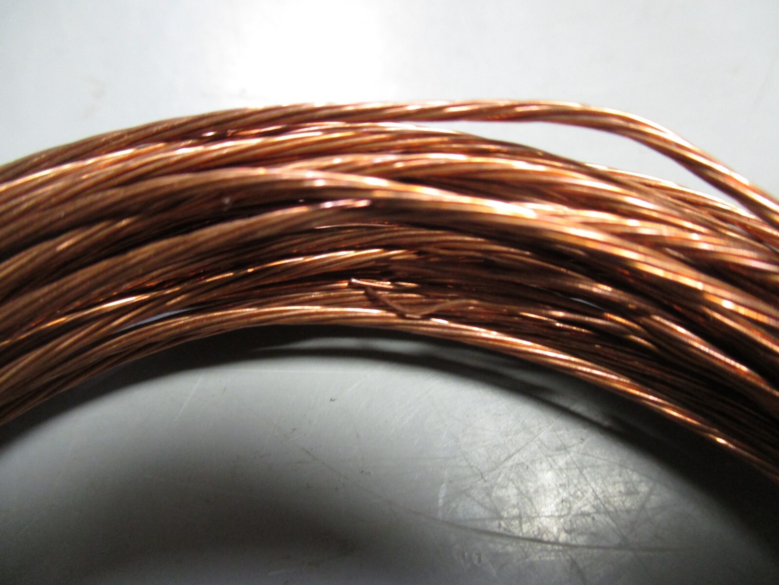18 AWG Gauge Bare Copper Wire Stranded 25′ Length