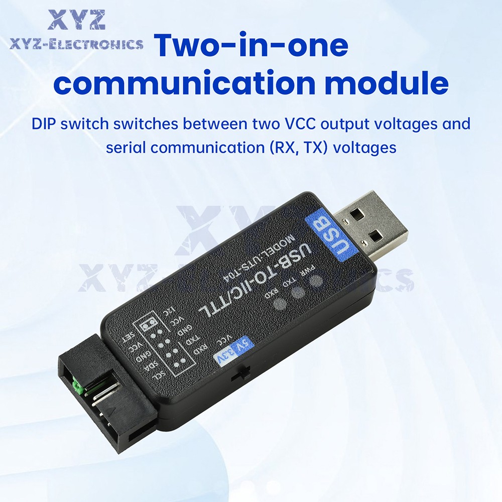 USB to IC2 IIC/TTL Serial Port UART Communication Module Flashing Downloader