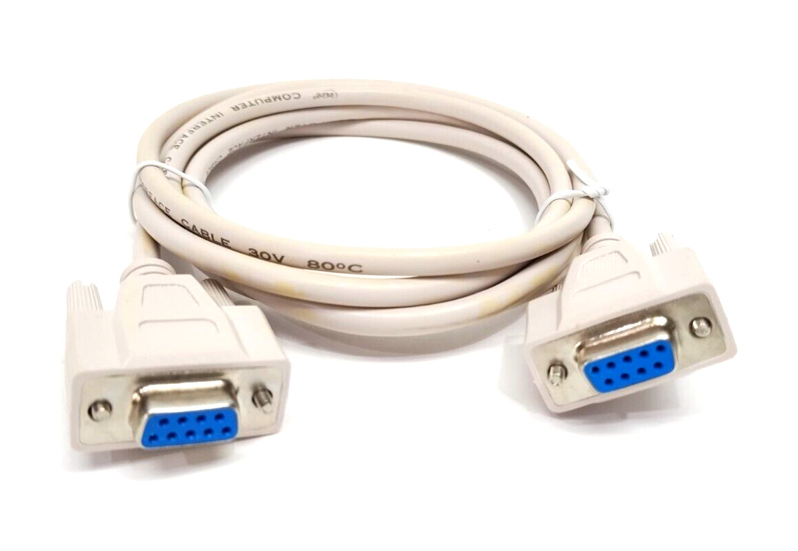 inLine 12222 Null Modem Cable DB9 Female To Female 2m