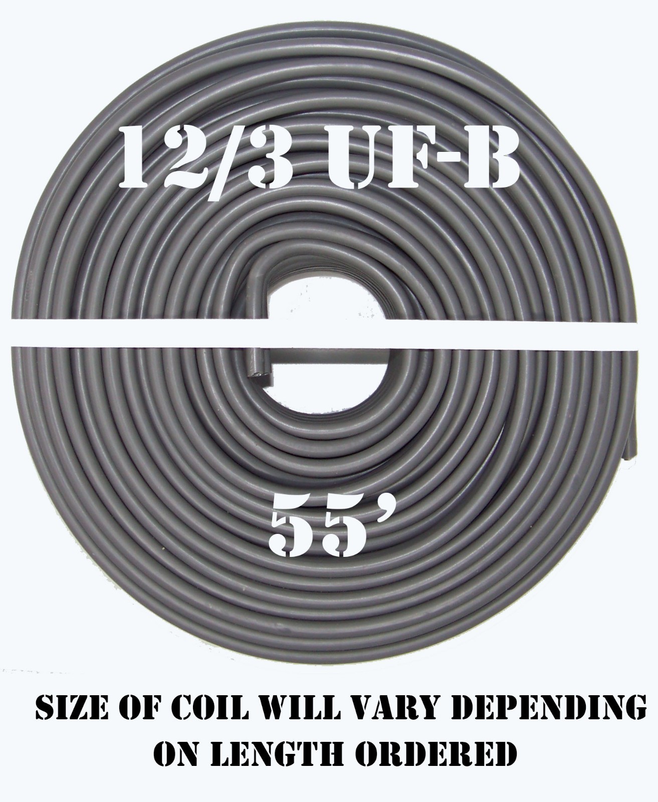 12/3 UF-B x 55′ Southwire Underground Feeder Cable