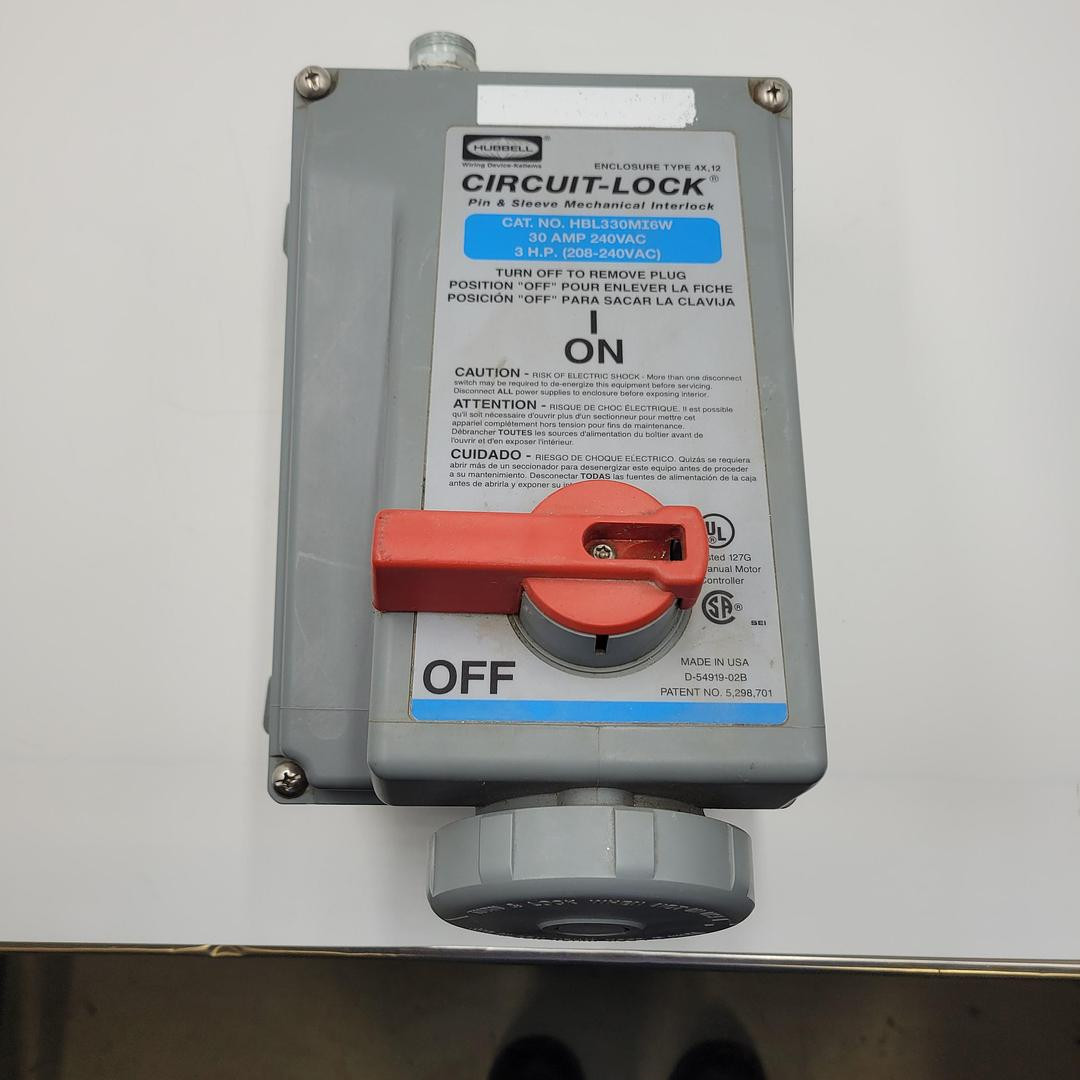 HUBBELL HBL330MI6W CIRCUIT LOCK