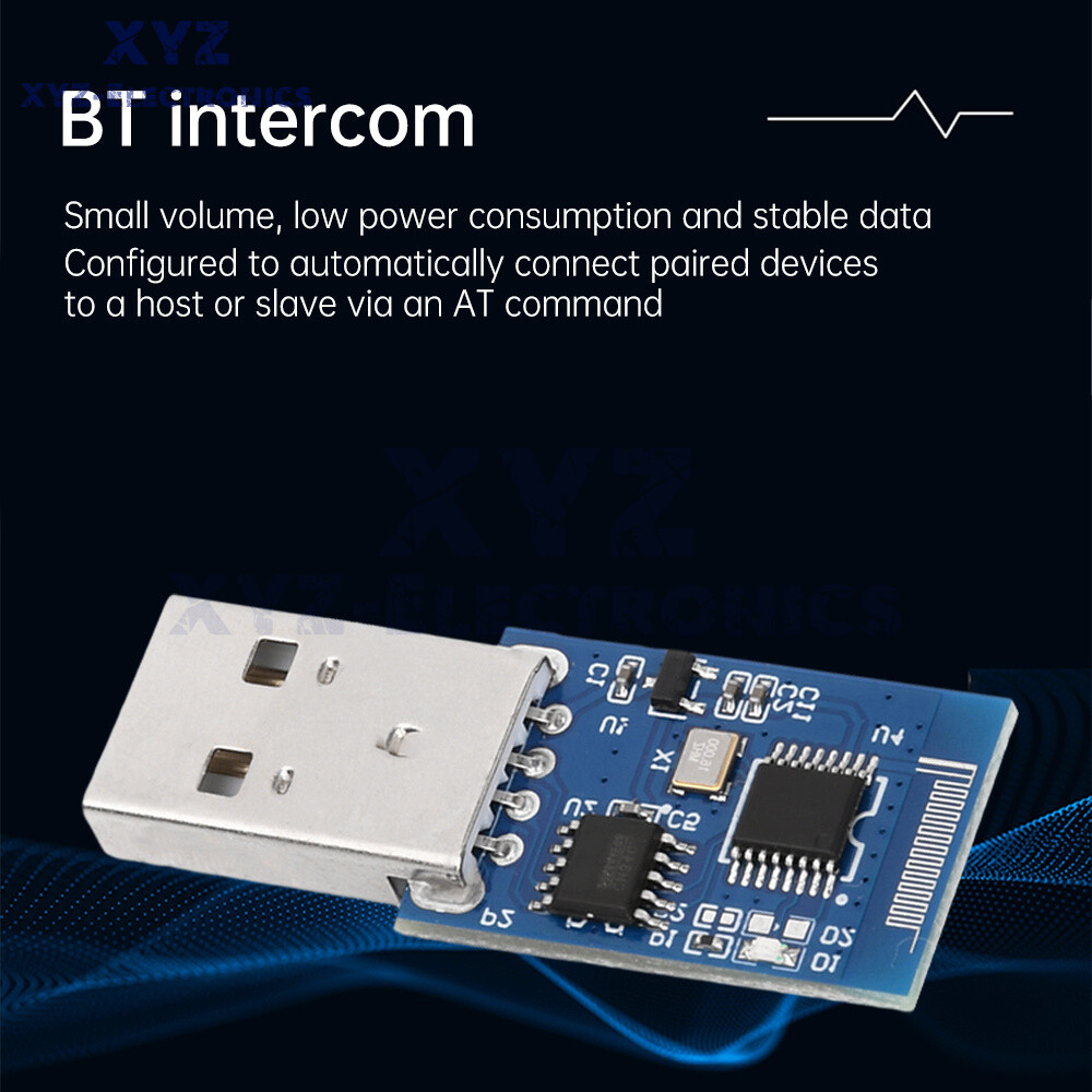 1-10Piece USB Bluetooth 5.2 Serial Module ECB02C BLE Serial Transmission Module