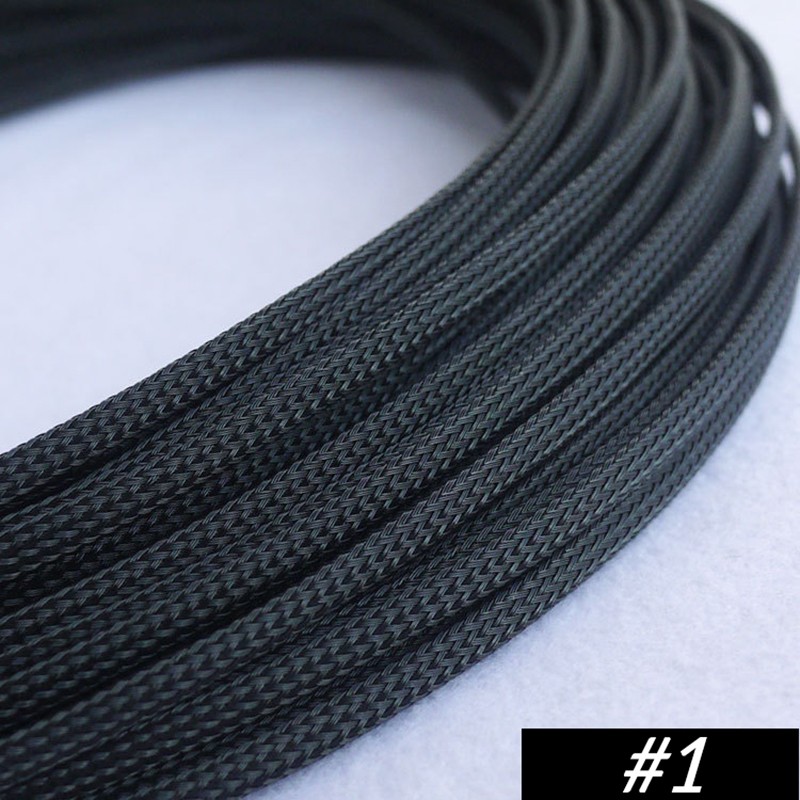 1m Expandable Braided Cable Sleeving 3~16mm Auto Wiring Harness Tidy Sheathing