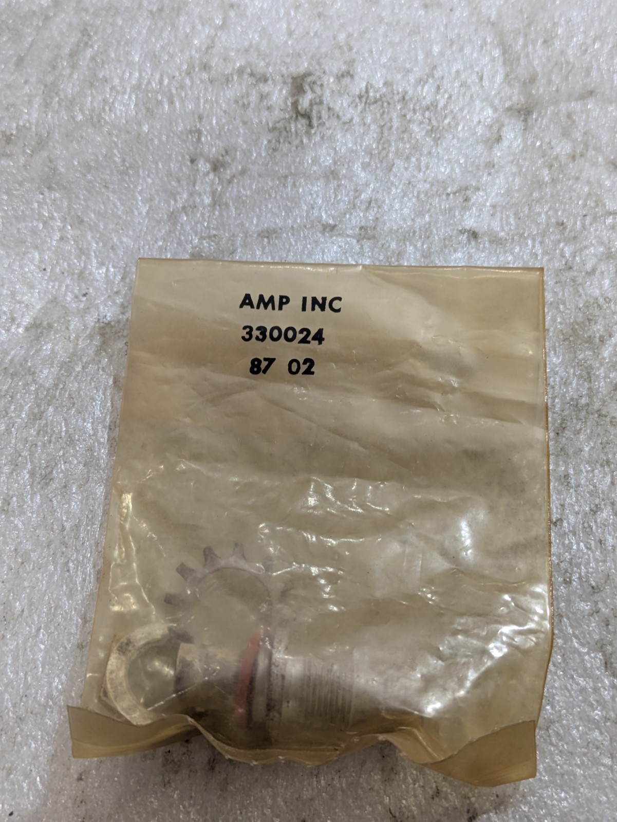 AMP Inc 330024 Connector Electrical OEM Industrial Panel Mount Brass 4/LOTS