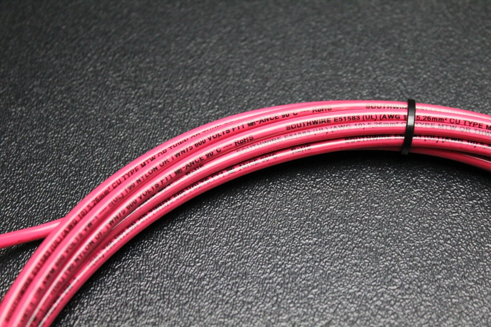 10 GAUGE THHN WIRE STRANDED RED 25 FT THWN 600V BUILDING MACHINE CABLE AWG