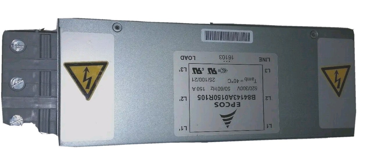 EPCOS: Manufacturer #: B84143A0150R105, 3-line EMC filter 520/300 VAC 150A