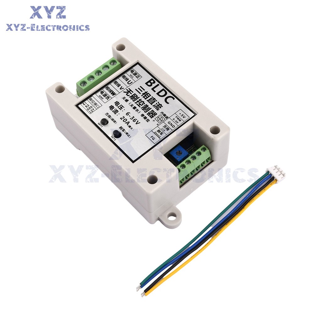 ZS-X14 400W BLDC 3-phase DC Brushless Driver Control Board Motor Controller