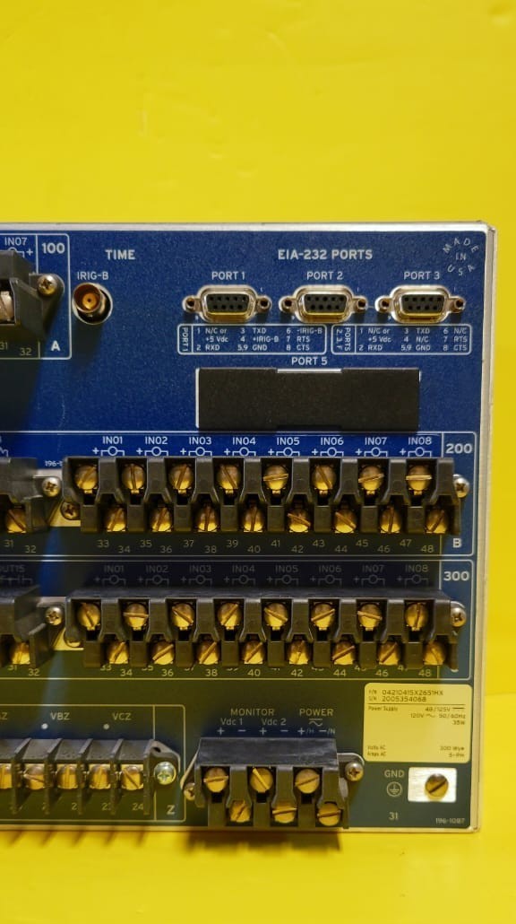 Schweitzer Engineering SEL-421 Protection Automation Control 04210415X2651HX