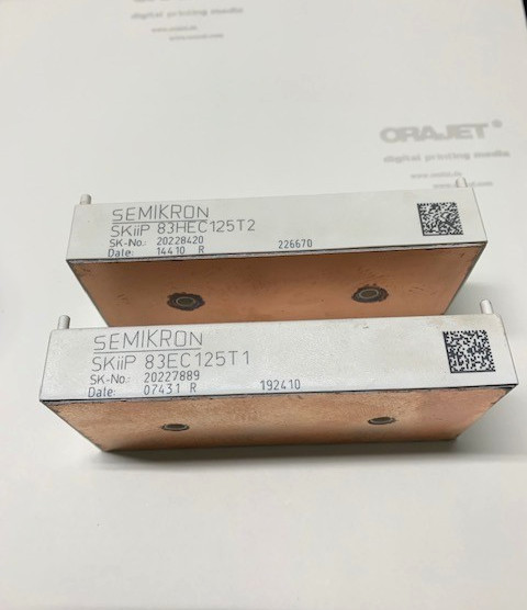 1 Pair SEMIKRON SKIIP83EC125T1 IGBT and SEMIKRON SKIIP83HEC125T2 IGBT MODULES