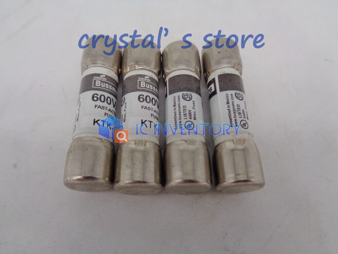 10pcs Bussmann KTK-10 10 Amp Limitron Fast Acting Supplementary Fuse 600V