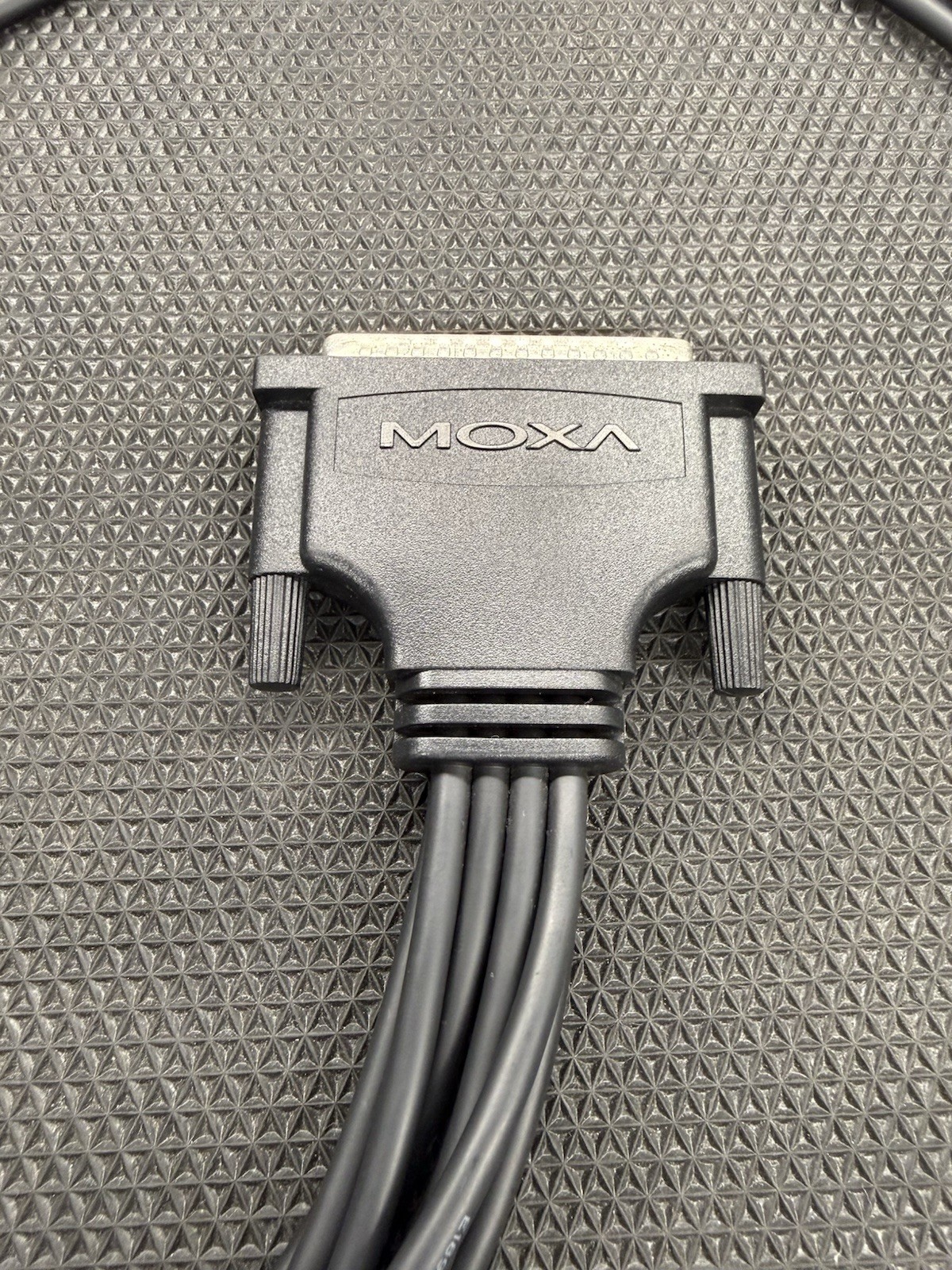 Moxa Opt8D 8 ports RS-232 octopus cable with male DB9 connectors