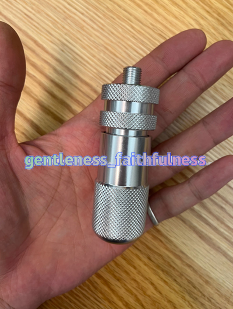 1set 8g CO2 Cartridge Adapter to 3/8-24 Thread Food Grade Stainless Steel Coffee