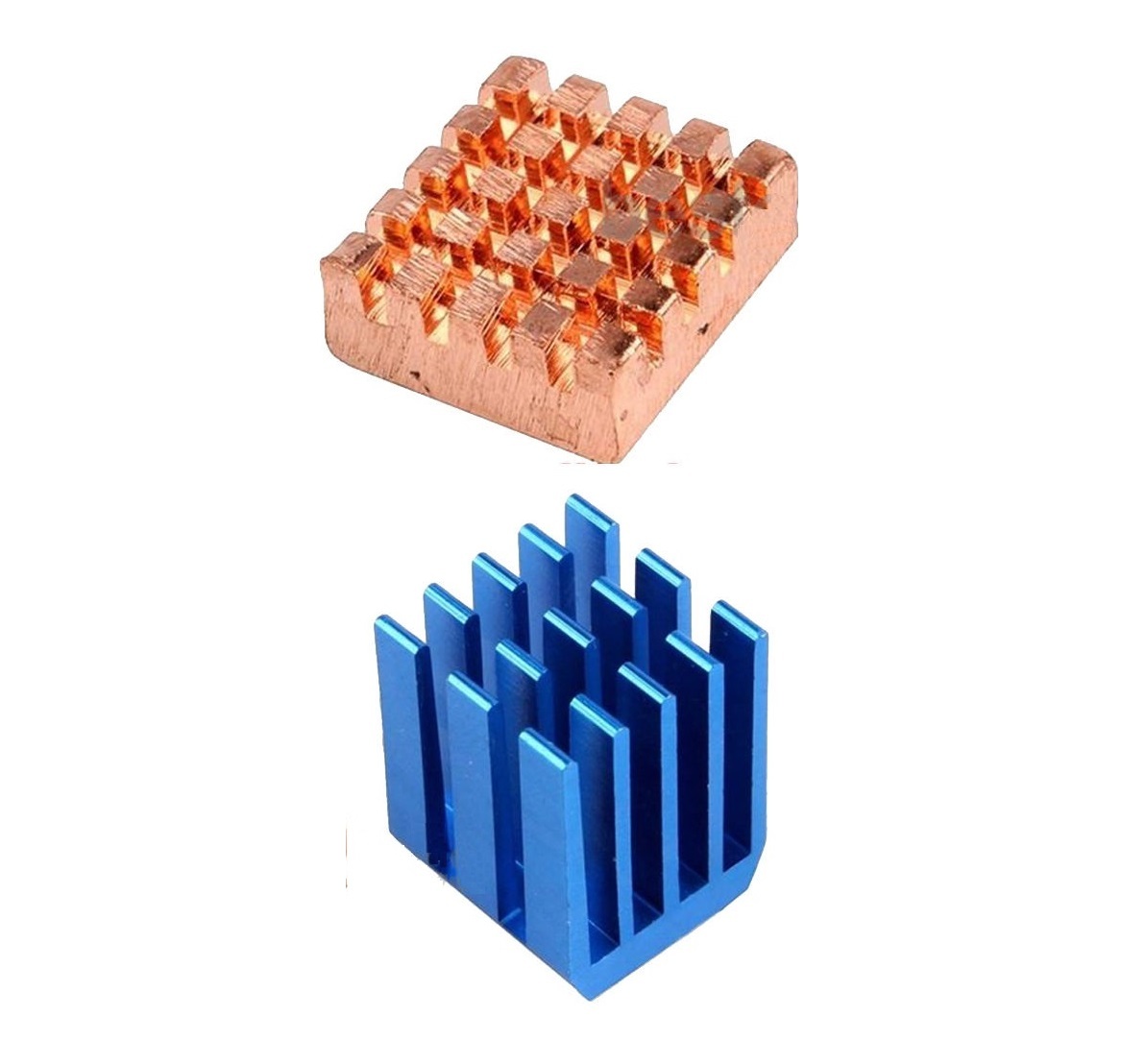 2pcs Aluminum Copper Heat Sink for Raspberry Pi 3 / B / B+ / 2 Model B M