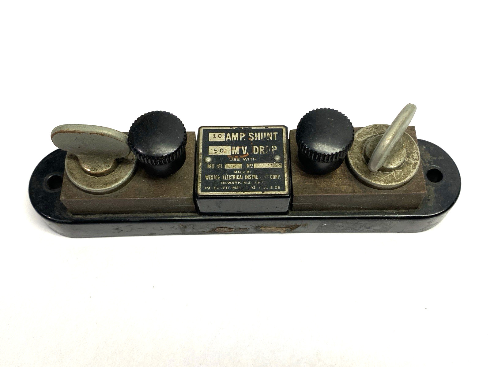 Weston Amp Shunt 10A 50mV Drop