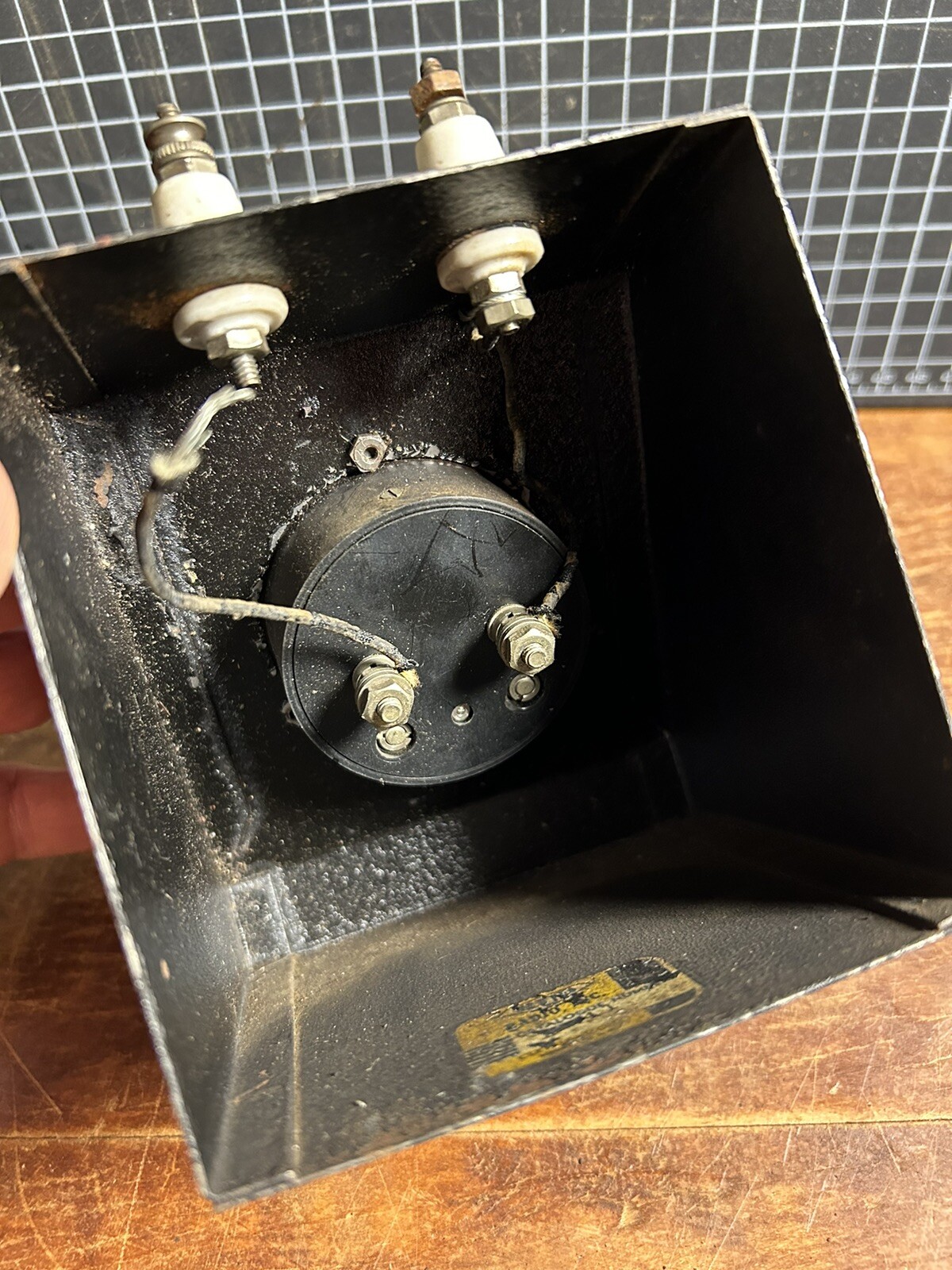 Vintage Weston Model 506 Meter 0-50 Milliamperes DC Untested Electrical Gauge