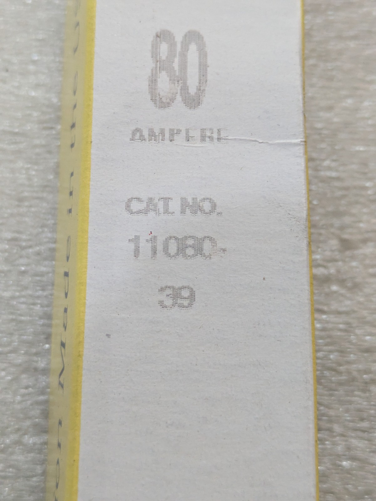 KEARNEY FUSE LINK 32220 TYPE 200 80 AMPERE 11080-39