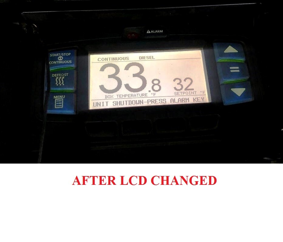 TRP LCD DISPLAY REPLACEMENT FOR CARRIER transicold LCD Apx X2 7500 X3 X4