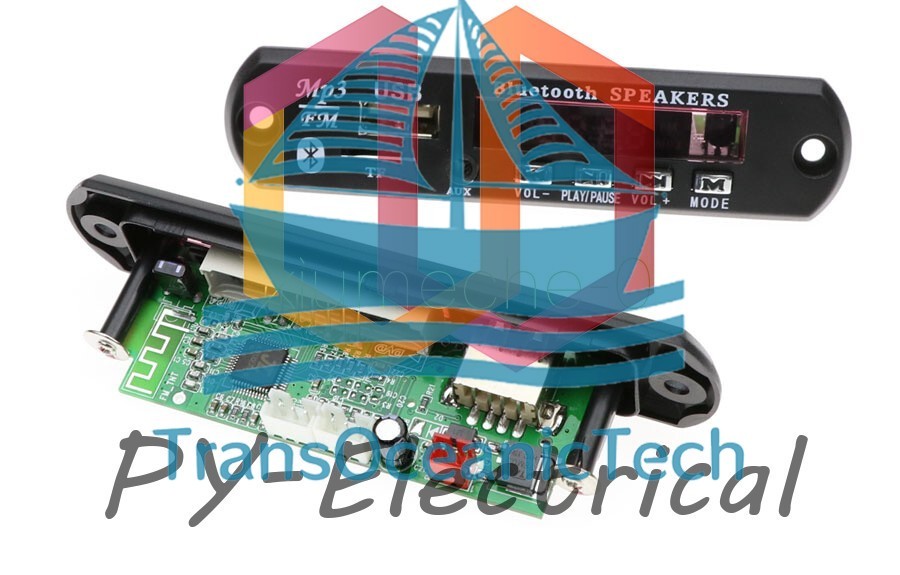 Car Wireless Bluetooth 12V MP3 WMA Decoder Board Audio Module USB TF Radio