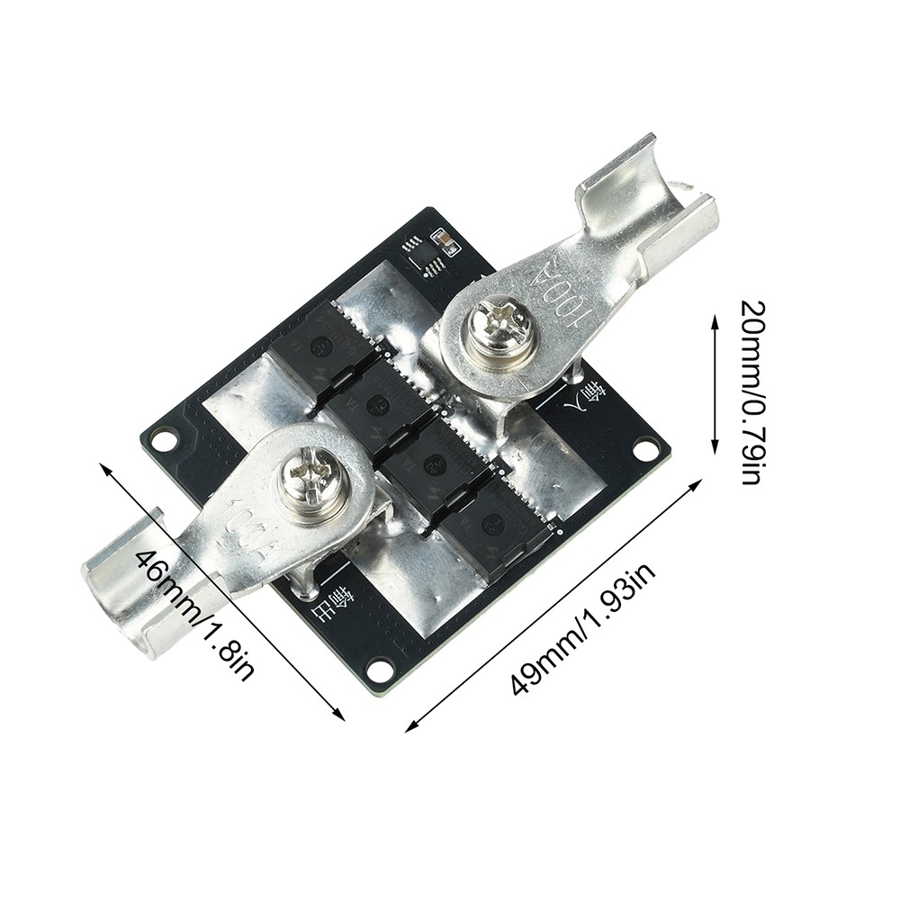 40A 65A 100A No Voltage Limit Anti Backflow Ideal Diode Module fr Solar Charging